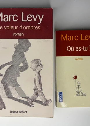 Lot 2 livres Marc Levy Le voleur d’ombres + Où es-tu ? Romans poche / broché, état: Très bon état, 6,00 €, 7,00 € Protection acheteurs (Pro) incluse