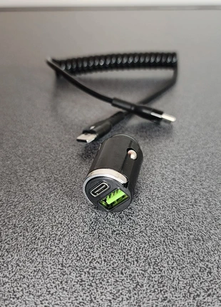 NEUF! Chargeur allume-cigare USB + usb-C – Charge rapide, marca: Power, estado: Novo com etiquetas, €14.00, €15.40 inclui Proteção do Comprador Pro