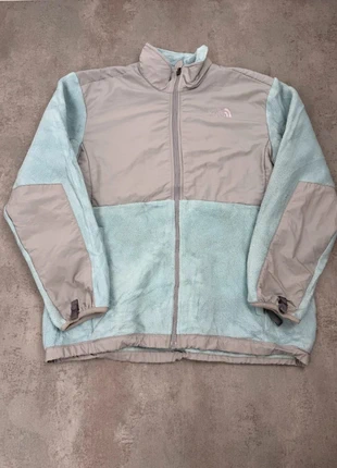 Gilet / Veste polaire the north face denali gris turquoise taille XL logo brodé, marca: The North Face, estado: Muito bom, tamanho: XL / 42 / 14, €37.90, €40.50 inclui Proteção do Comprador