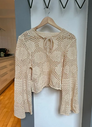 Short Crochet Sweater, marca: Vintage Dressing, estado: Novo sem etiquetas, tamanho: M / 38 / 10, €7.50, €8.58 inclui Proteção do Comprador