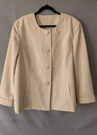 Veste blazer beige femme taille 46 neuve sans étiquette, condition: New without tags, size: XXXL / 46 / 18, €18.00, €19.60 includes Buyer Protection Pro