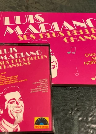 Luis Mariano - ses plus belles chansons K7 et livret L7 et, estado: Muito bom, €2.00, €2.80 inclui Proteção do Comprador