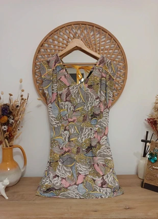 Sweewë Paris Dress • Vestido Estampado Floral • Robe Imprimée • Abito Fantasia, talla S-M, marque: Sweewë, état: Neuf sans étiquette, taille: S / 36 / 8, 10,00 €, 11,20 € Protection acheteurs incluse