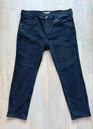 Wrangler Regular Straight Black Denim Jeans - Zip/Button Closure - Size W38L32, brand: Wrangler, condition: Very good, size: W38, £18.00, £19.60 includes Buyer Protection