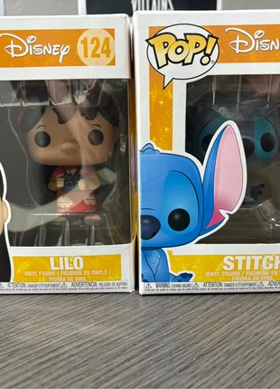Pack Funko Pop! Disney Lilo (#124) y Stitch (#159), marca: Funko, estado: Muy bueno, tamaño: Prematuro, máx. 44 cm, 20,00 €, 21,70 € Protección al comprador incluida