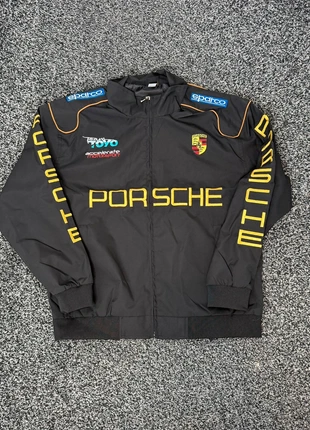 Porsche F1 Non Padded Jacket Black Yellow, brand: Porsche, condition: New without tags, size: M, £39.99, £42.69 includes Buyer Protection