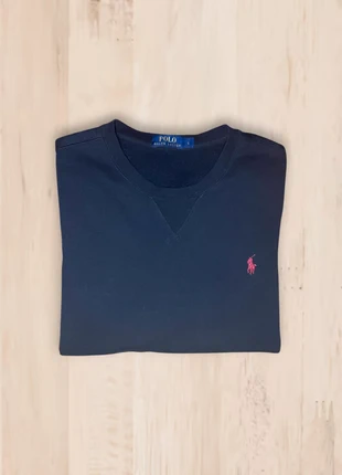 Pull Ralph Lauren Femme – L – Logo Rouge – Col Rond Noir, brand: Ralph Lauren, condition: Very good, size: L / 40 / 12, €40.00, €42.70 includes Buyer Protection