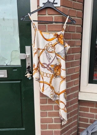 Cute kawaii streetwear vintage y2k print baggy lolita boho hippy emo goth fairy, staat: Goed, maat: L / 40 / 12, € 3,50, € 4,38 inclusief Kopersbescherming