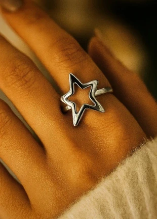 Bague étoile en acier inoxydable, marca: Bijouterie Paribell, estado: Muy bueno, tamaño: Ajustable, 11,50 €, 12,78 € Protección al comprador Pro incluida