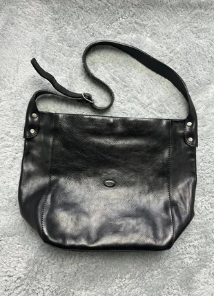 Sac à main seau en cuir noir The Genuine Leather, marque: The Genuine Leather, état: Très bon état, 25,00 €, 26,95 € Protection acheteurs (Pro) incluse