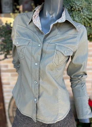 Camicia Blue Collection Tg40 "Safari Fleur", marque: Blue Collection, état: Très bon état, taille: S / 36 / 8, 16,00 €, 17,50 € Protection acheteurs incluse