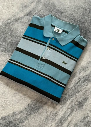 Polo manches longues Lacoste rayé bleu vintage homme taille 7 (XL), marke: Lacoste, zustand: Sehr gut, größe: XL, 29,99 €, 32,19 € beinhaltet Vinted-Käuferschutz Pro