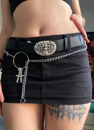 chrome hearts inspired belt, marque: CHROME, état: Très bon état, taille: 100 cm, 20,00 €, 21,70 € Protection acheteurs incluse