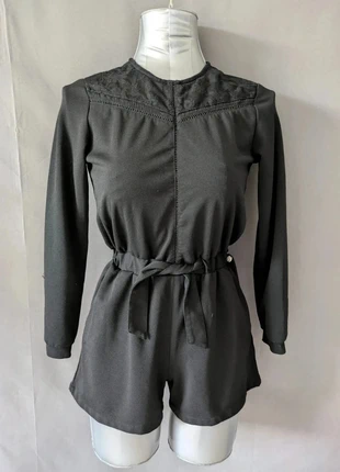 Combi-short noire femme IKKS – Taille XS, marque: IKKS, état: Bon état, taille: XS / 34 / 6, 14,00 €, 15,40 € Protection acheteurs (Pro) incluse