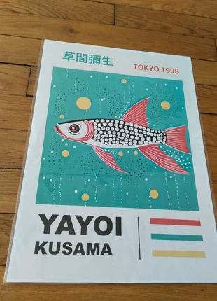 Affiche Yayoi kusama 30*42 cms, marque: Yayoi Kusama, état: Neuf sans étiquette, 7,00 €, 8,05 € Protection acheteurs incluse
