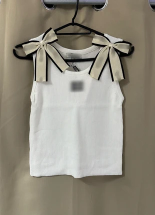 top à noeuds, état: Neuf avec étiquette, taille: XS / 34 / 6, 25,00 €, 26,95 € Protection acheteurs incluse