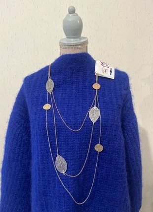 Triple Collier sautoir feuilles ajourées – idéal cadeau – neuf sous blister doré argenté rose doré, brand: Tendance, condizioni: Nuovo con cartellino, €5.00, €5.95 include la Protezione acquisti Pro