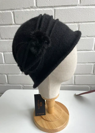Bullantic black 100% wool elegant cloche hat, brand: Bullantic, condition: New with tags, size: One size, £7.00, £8.05 includes Buyer Protection