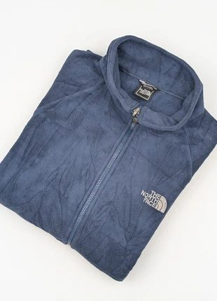 Pile polar The North Face blu L uomo poliestere 100% logo grigio piccolo, marca: The North Face, estado: Muito bom, tamanho: L, €49.90, €53.10 inclui Proteção do Comprador