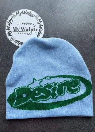 bonnet y2k "desire" blue and green, brand: y2k, condition: Good, size: One size, €20.00, €21.70 includes Buyer Protection Pro