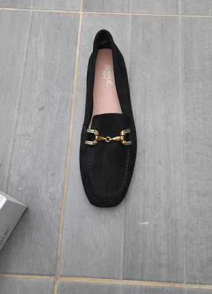 Mocassins noirs effet daim • élégants & intemporels, marke: Joalice, zustand: Neu, mit Etikett, größe: 38, 15,00 €, 16,45 € inklusive Vinted-Käuferschutz