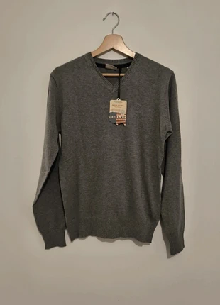 Pull col V Schott gris S 100% coton, marca: Schott, estado: Nuevo con etiquetas, tamaño: S, 45,00 €, 47,95 € Protección al comprador incluida