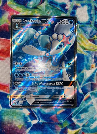 Oratoria gx full art Pokémon, merk: Soleil, staat: Veelgebruikt, € 4,99, € 5,94 inclusief Kopersbescherming