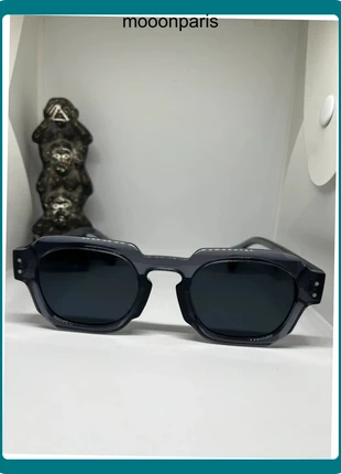 Lunettes de soleil style Moscot - transparente bleu verres noir, marca: Moscot, estado: Novo sem etiquetas, €13.50, €14.88 inclui Proteção do Comprador