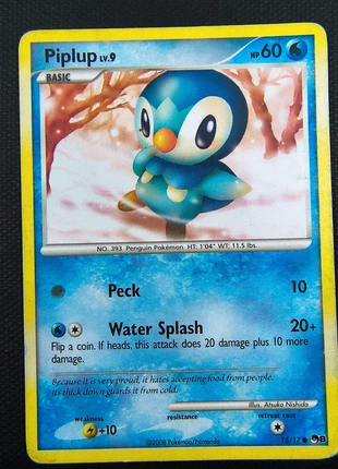 Piplup 15/17 POP 8 anglais/english, brand: Pokémon, condition: Satisfactory, €1.00, €1.75 includes Buyer Protection