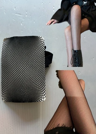 Standard Small Diamond Patterned Gothic Grunge Alternative Fishnets Nets Tights, brand: Punk, condition: New with tags, size: One size, £1.09, £1.84 includes Buyer Protection Pro