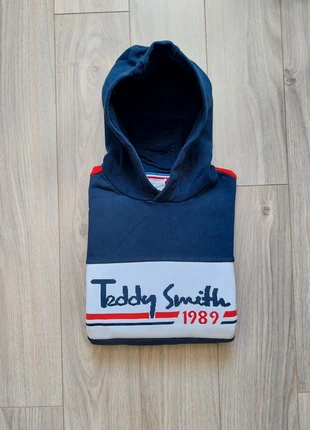 Sweat a capuche Teddy smith bleu, blanc, rouge, merk: Teddy Smith, staat: Goed, maat: M, € 3,00, € 3,85 inclusief Kopersbescherming