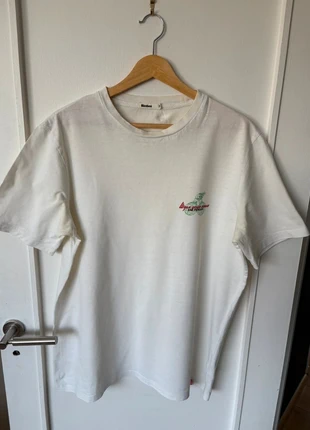 T-shirt blanc Bizzbee imprimé original - Taille L, marque: Bizzbee, état: Très bon état, taille: L, 2,00 €, 2,80 € Protection acheteurs incluse