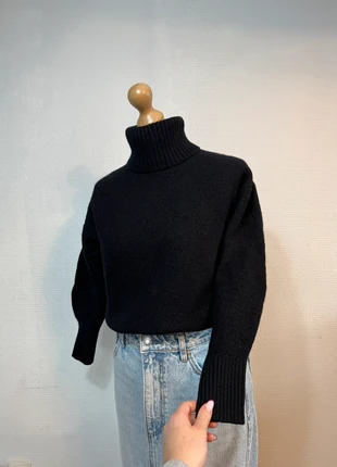 Pull sweat hiver col roulé COS noir en laine taille XS femme, brand: COS, condizioni: Ottime, taglia: XS / IT 38 / EU 34, €75.00, €79.45 include la Protezione acquisti