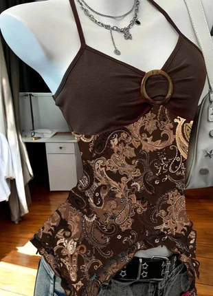 Débardeur vintage en maille à fleurs - S, marke: wiss, zustand: Sehr gut, größe: S / 36 / 8, 28,00 €, 30,10 € inklusive Vinted-Käuferschutz