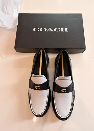 COACH jocelyn leather loafer -bicolor, marque: Coach, état: Neuf avec étiquette, taille: 39, 160,00 €, 168,70 € Protection acheteurs incluse