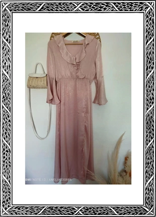 Precioso vestido elegante y muy sexy en color rosa brillante talla M/L, marca: Boutique Parisienne, estado: Muito bom, tamanho: M / 38 / 10, €13.00, €14.35 inclui Proteção do Comprador