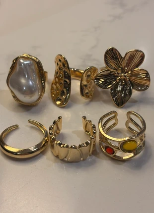 Gold coloured yk2 rings set, condition: Very good, size: Adjustable, £5.00, £5.95 includes Buyer Protection Pro