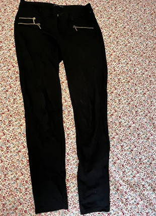 Pantalón negro tiro medio, marque: Promod, état: Très bon état, taille: S / 36 / 8, 6,00 €, 7,00 € Protection acheteurs incluse