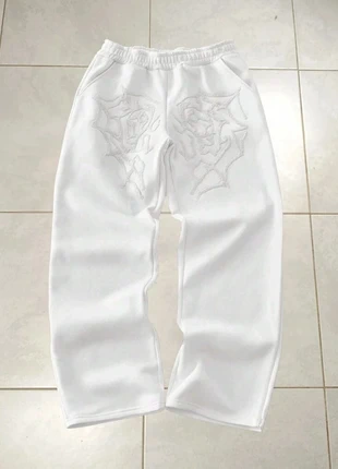 Jogging style streetwear y2k logo brodé “Spider Neck” - Blanc - Taille M, marque: Aesthetic, état: Neuf sans étiquette, taille: M, 36,96 €, 39,51 € Protection acheteurs (Pro) incluse