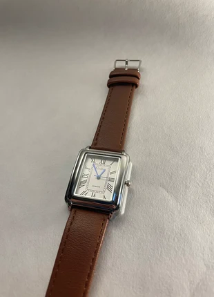 Montre tank bracelet brown ajustable, cadre acier chromé, ajustable, brand: CHROME, condizioni: Nuovo senza cartellino, taglia: Taglia unica, €13.99, €15.39 include la Protezione acquisti Pro