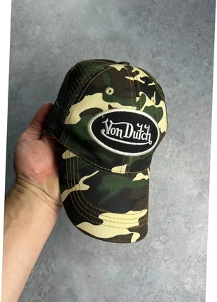 Casquette Von Dutch Trucker Treilli Militaire | Vert/Kaki & Crème, brand: Von Dutch, condizioni: Ottime, taglia: Taglia unica, €19.00, €20.65 include la Protezione acquisti Pro