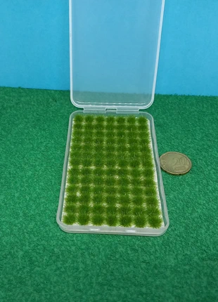 Lot de 91 touffes d'herbes / plants miniatures couleur vert printemps, condition: New with tags, size: One size, €4.20, €5.11 includes Buyer Protection Pro