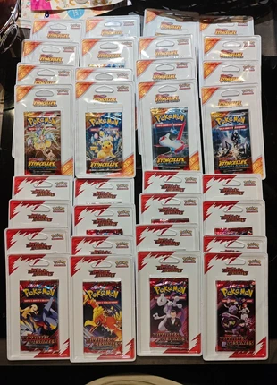 Lot de 8 artsets Pokémon – 4 Destinées Rivales & 4 Étincelles Déferlantes, marke: Asmodee, zustand: Neu, mit Etikett, 330,00 €, 347,20 € inklusive Vinted-Käuferschutz