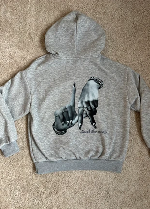 Grijze hoodie, marque: geen merk, état: Très bon état, taille: S / 36 / 8, 6,00 €, 7,00 € Protection acheteurs incluse