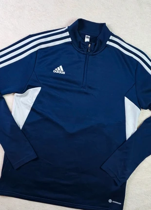 Maillot d’entraînement Adidas – bleu & blanc - Taille 12-14 ans – bon état, marque: adidas, état: Bon état, taille: 14 ans / 164 cm, 12,00 €, 13,30 € Protection acheteurs (Pro) incluse