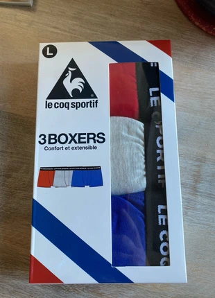 🩳 Lot de 3 boxers Le Coq Sportif – Taille L, merk: Le Coq Sportif, staat: Nieuw met prijskaartje, maat: L, € 14,20, € 15,61 inclusief Kopersbescherming