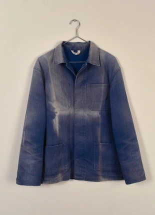 Vintage german faded work blue jacket made in Germany circa 1960-70 (2122), marque: WORKWEAR, état: Bon état, taille: M, 85,00 €, 89,95 € Protection acheteurs (Pro) incluse