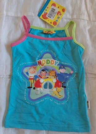 Top azul de alças 3 anos Noddy, marca: Noddy, estado: Novo com etiquetas, tamanho: 3 anos / 98 cm, €6.90, €7.95 inclui Proteção do Comprador