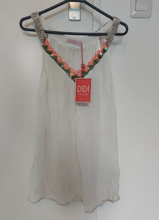 Crème kleurige top van Didi, marque: Didi, état: Neuf avec étiquette, taille: S / 36 / 8, 2,50 €, 3,33 € Protection acheteurs incluse