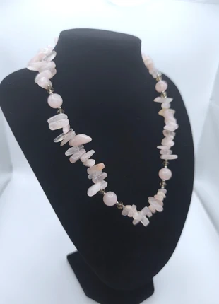 Collier en quartz naturel élégant et lumineux ADSA2, merk: Vintage Chic, staat: Heel goed, € 13,00, € 14,35 inclusief Kopersbescherming Pro